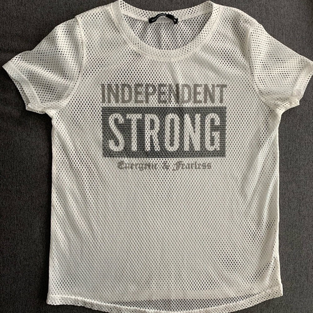 Mesh sports tee